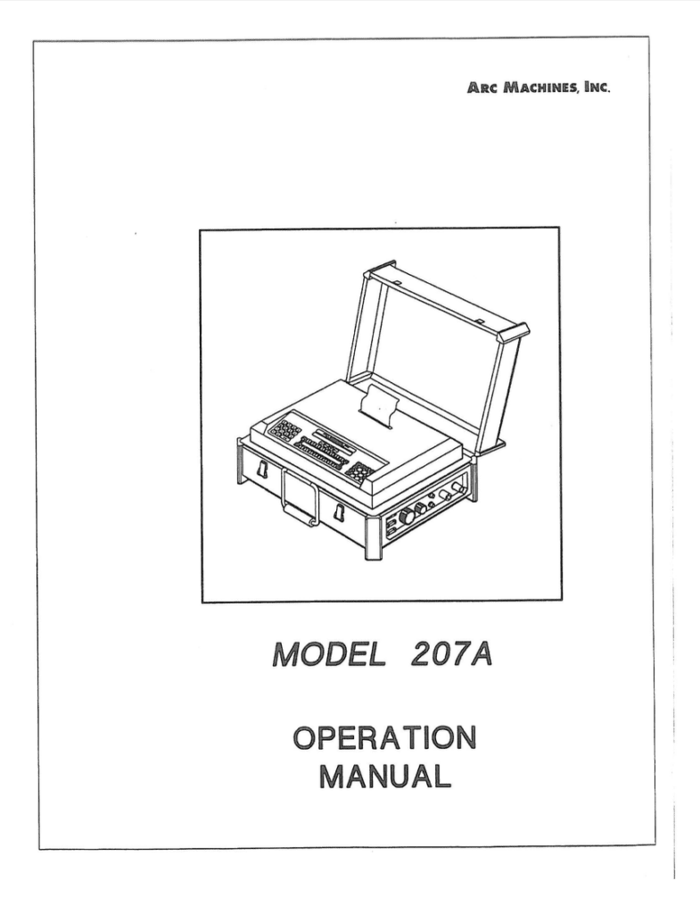 Manuals - Precision Welding Supply